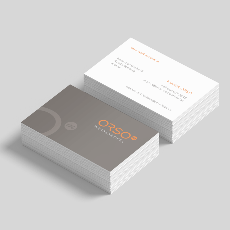 Orso - Corporate Design und Visitenkarten