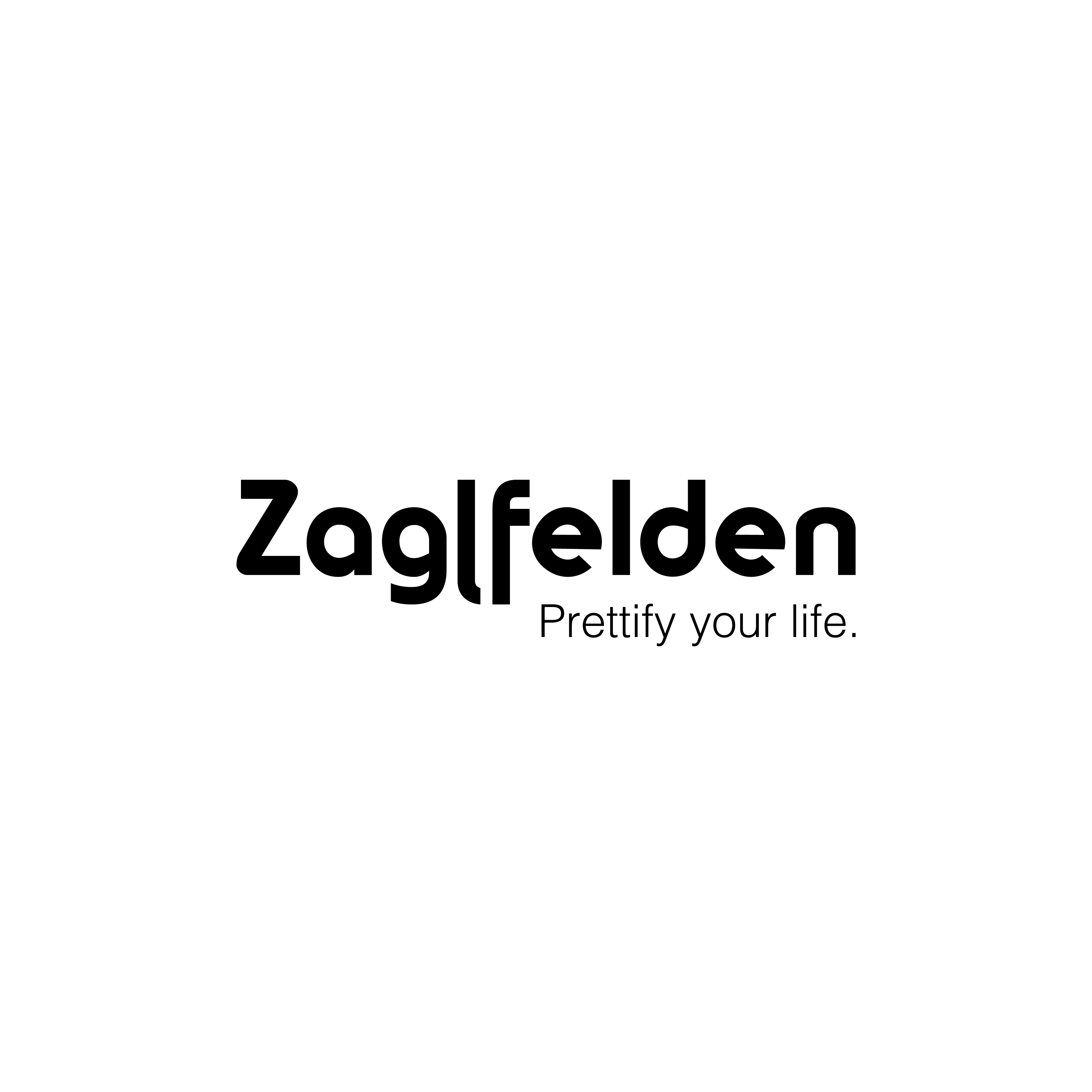 Zaglfelden - Prettify your life. Logogestaltung mit Claim. Werbefreundin - ihre Werbeagentur, Webagentur, Grafik und Design und Werbung in Linz Leonding.